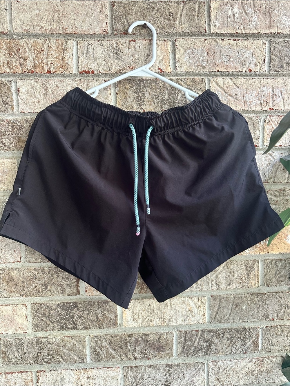 Me w Black Swim Athletic Drawstring Shorts